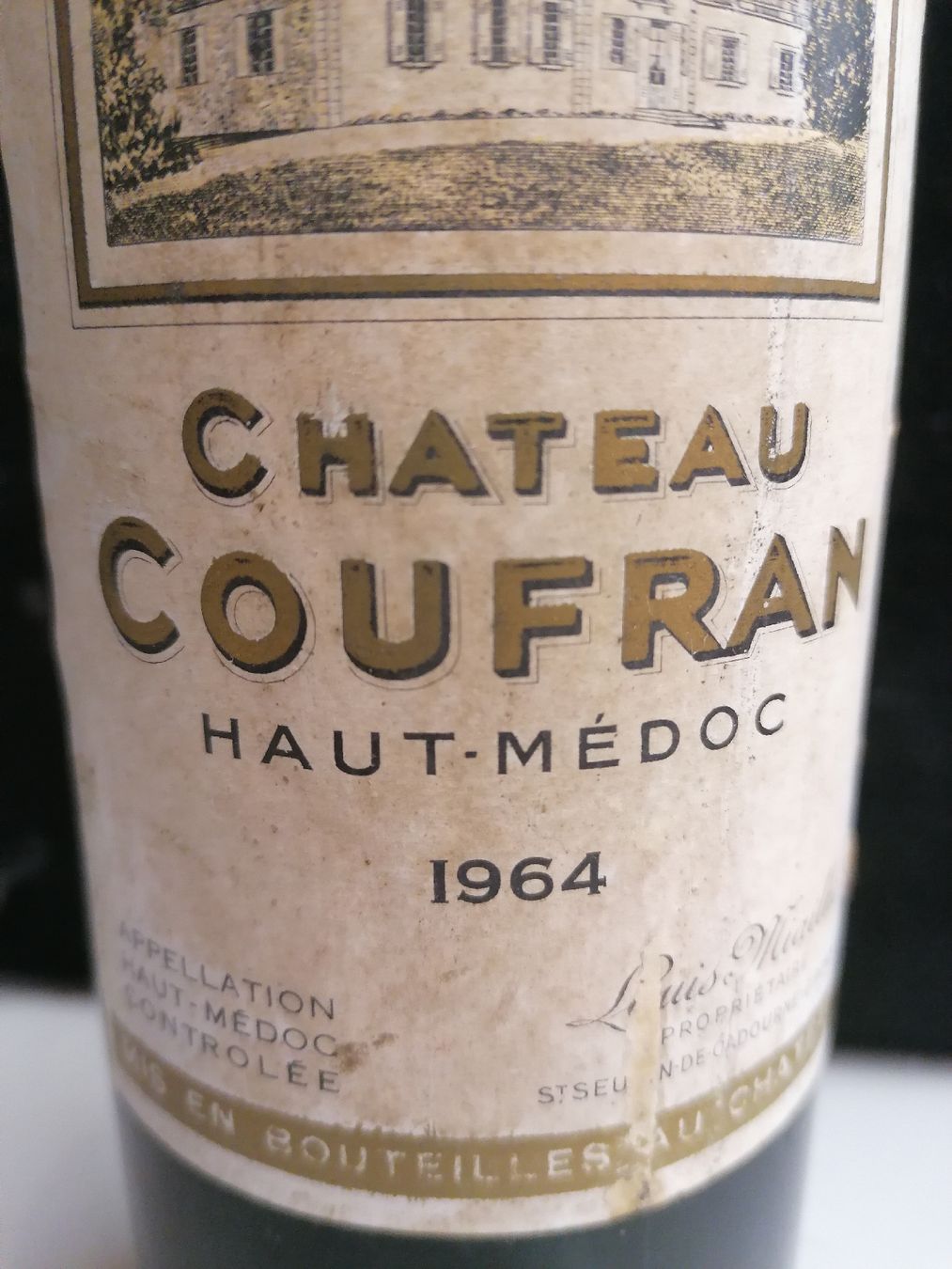 Vino: CHÂTEAU COUFRAN HAUT MÉDOC 1964 – Nuovo (secondo la descrizione) da Genève venduto da Leboucheoreilles 3