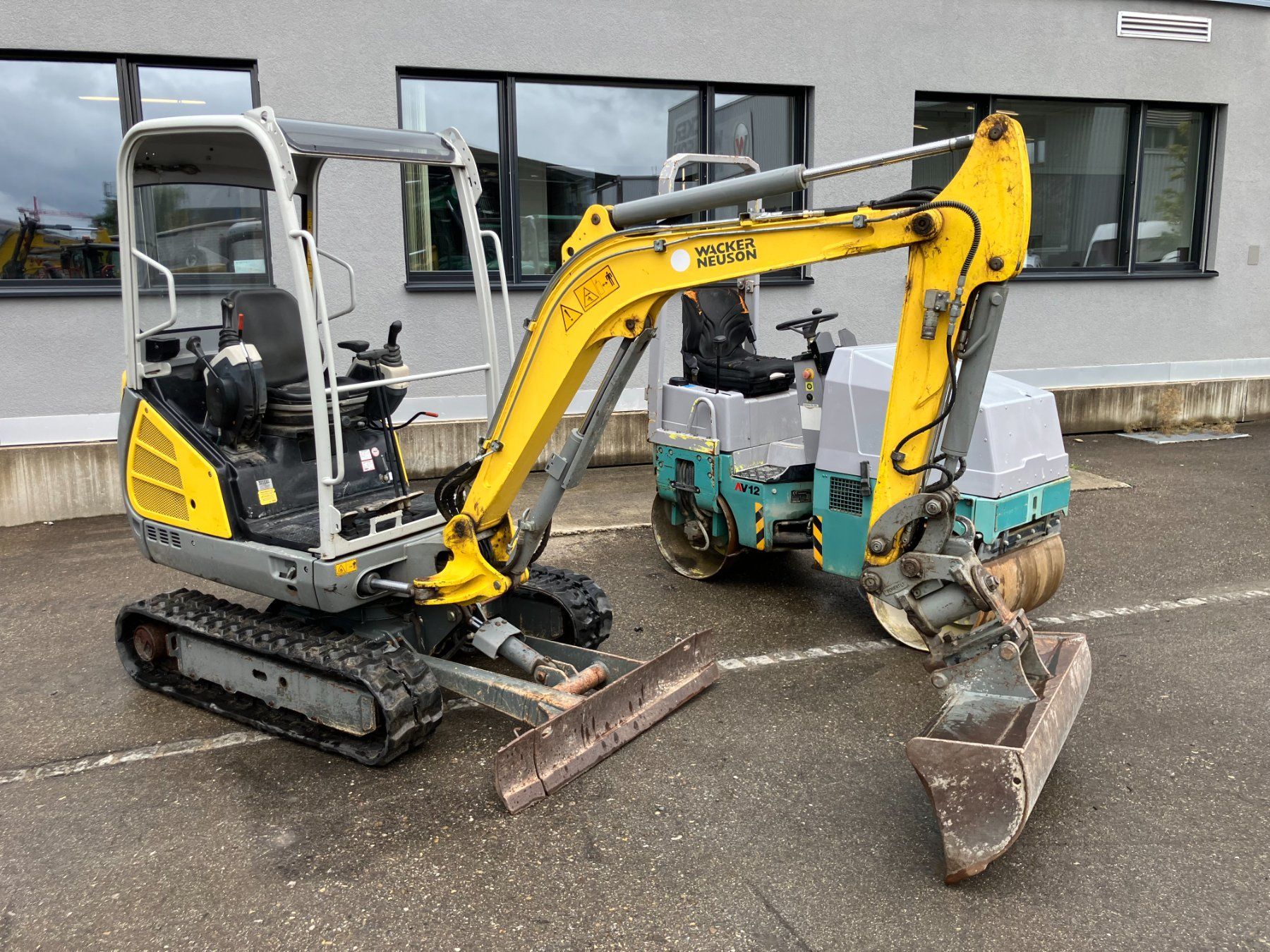 Wacker Neuson Escavatori: Wacker Neuson ET20 + Ammann AV12 Walze – Usato da St. Gallen venduto da NWN