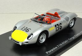 1:43 SPARK Porsche 718 RS61 Targa Florio 1961 G.Hill-S.Moss