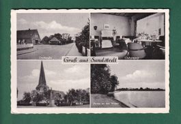Gruss aus SANDSTEDT - 4 Bilder - 1966