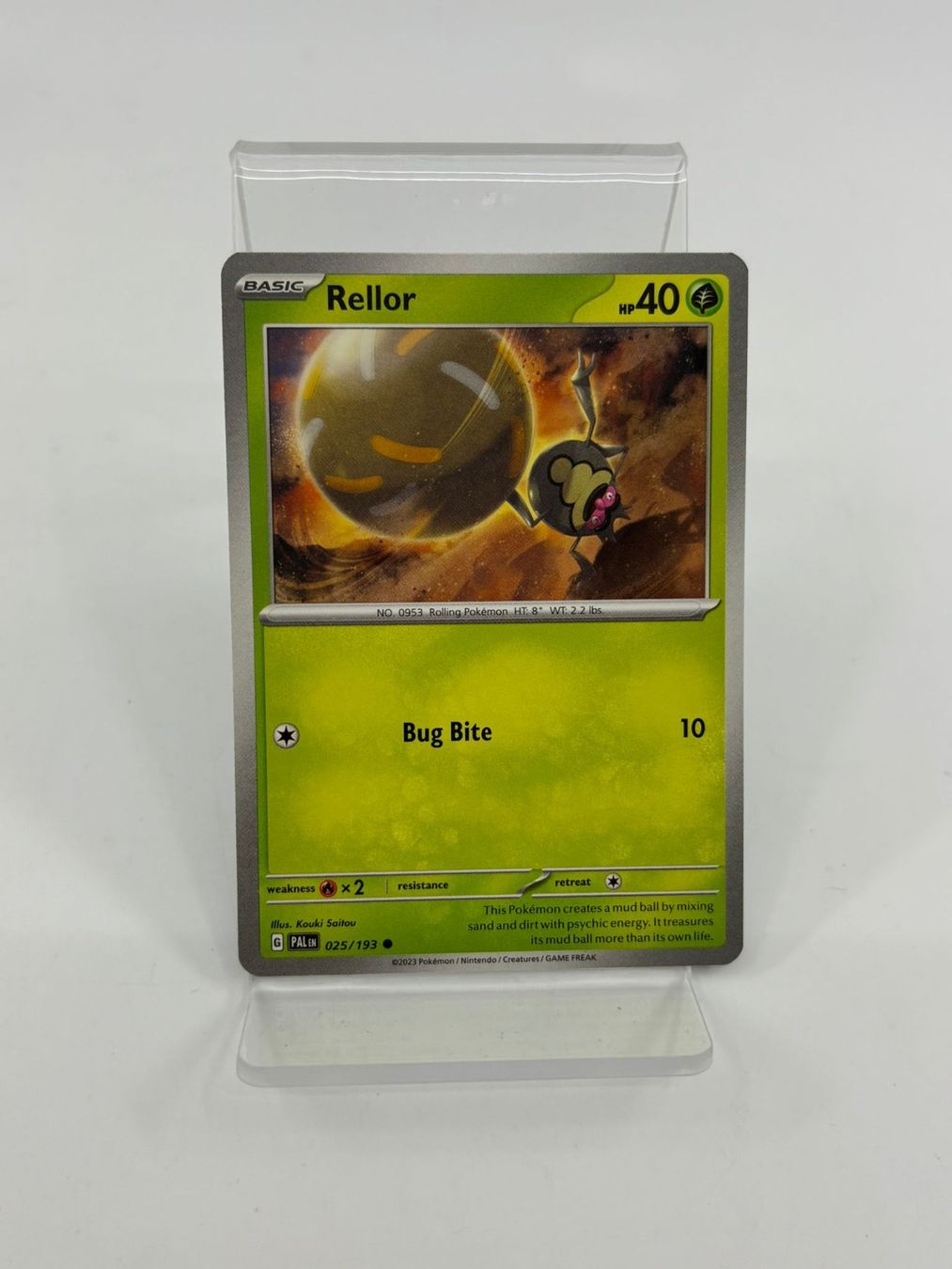 Pokémon Carte collezionabili: Pokemon Rellor 025/193 – Usato da Herisau venduto da Pokemon2026