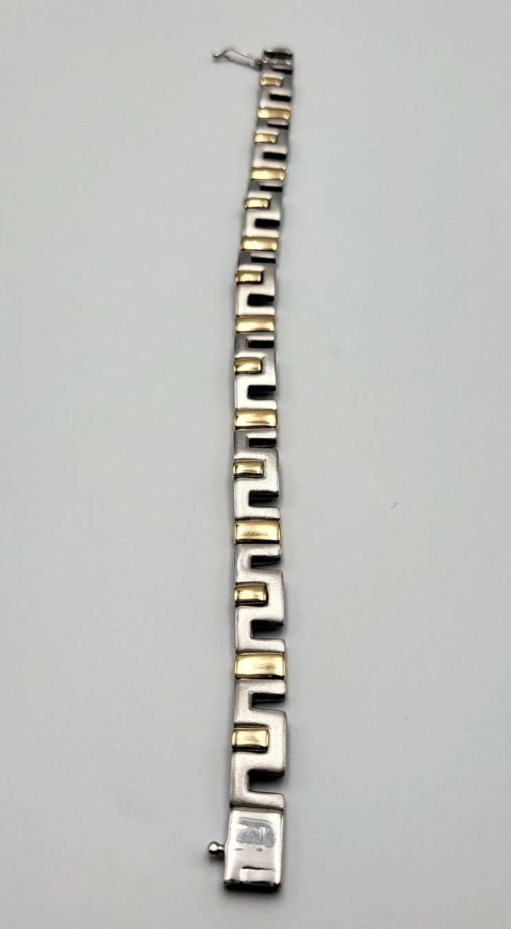 Bracciali & Braccialetti: Gold 585 Massiv Bicolour Armand – Usato da Wald ZH venduto da Aniade 8