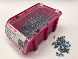 Linsenschrauben 1000 Stück - 4x8mm verzinkt KA40 - Torx plus