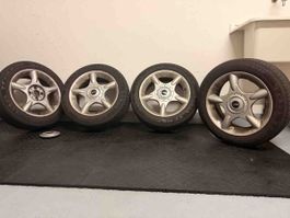 4 Alufelgen mit Winterreifen MINI Cooper R50 R53