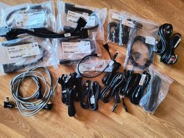 1 Konvolut Kabel Audio Video Computer IT etc. siehe Fotos