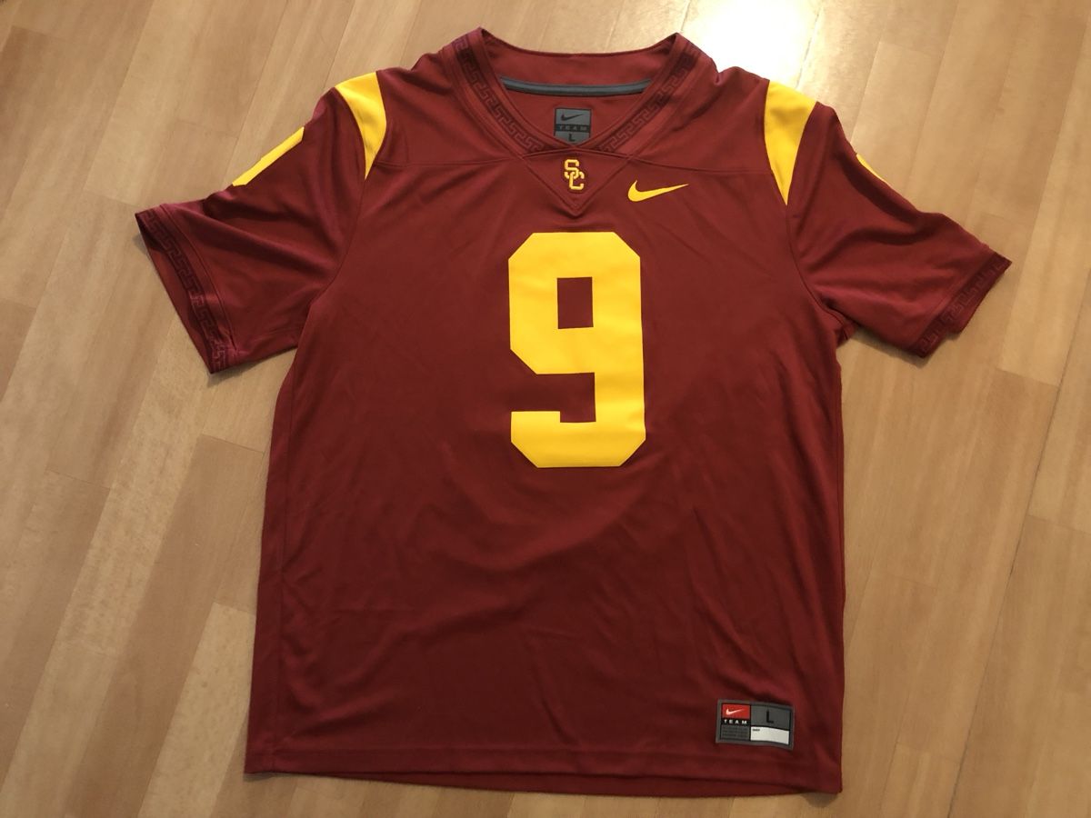 Nike Canottiere & Pantaloni: Nike USC Trojans #9 Trikot Gr. L – Usato da Untersiggenthal venduto da Stitch1