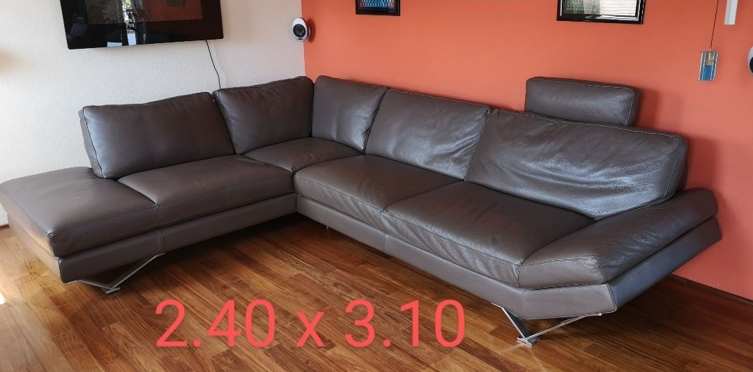 Natuzzi Divani: teure Marken Ledercouch – Nuovo (secondo la descrizione) da Widnau venduto da Schurlibua 1