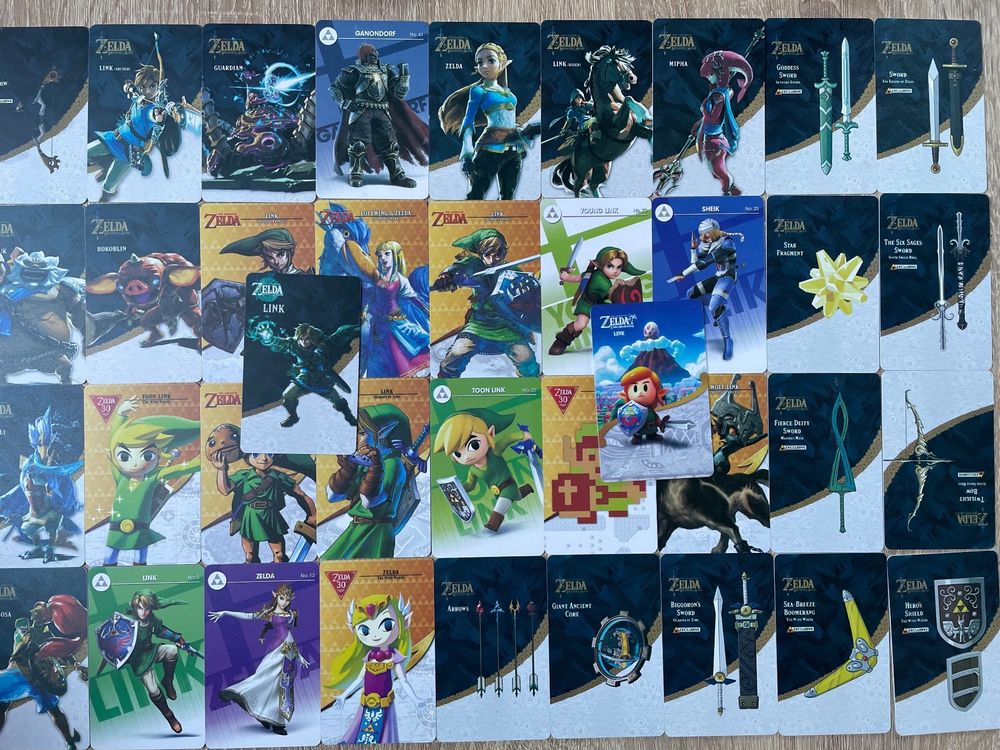 Zelda Amiibo NFC cards 38 Stück (Neu (gemäss Beschreibung)) in ...