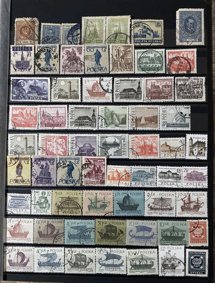 Tutti i francobolli: 103 timbres - Pologne – Usato da Petit-Lancy venduto da Solcarm