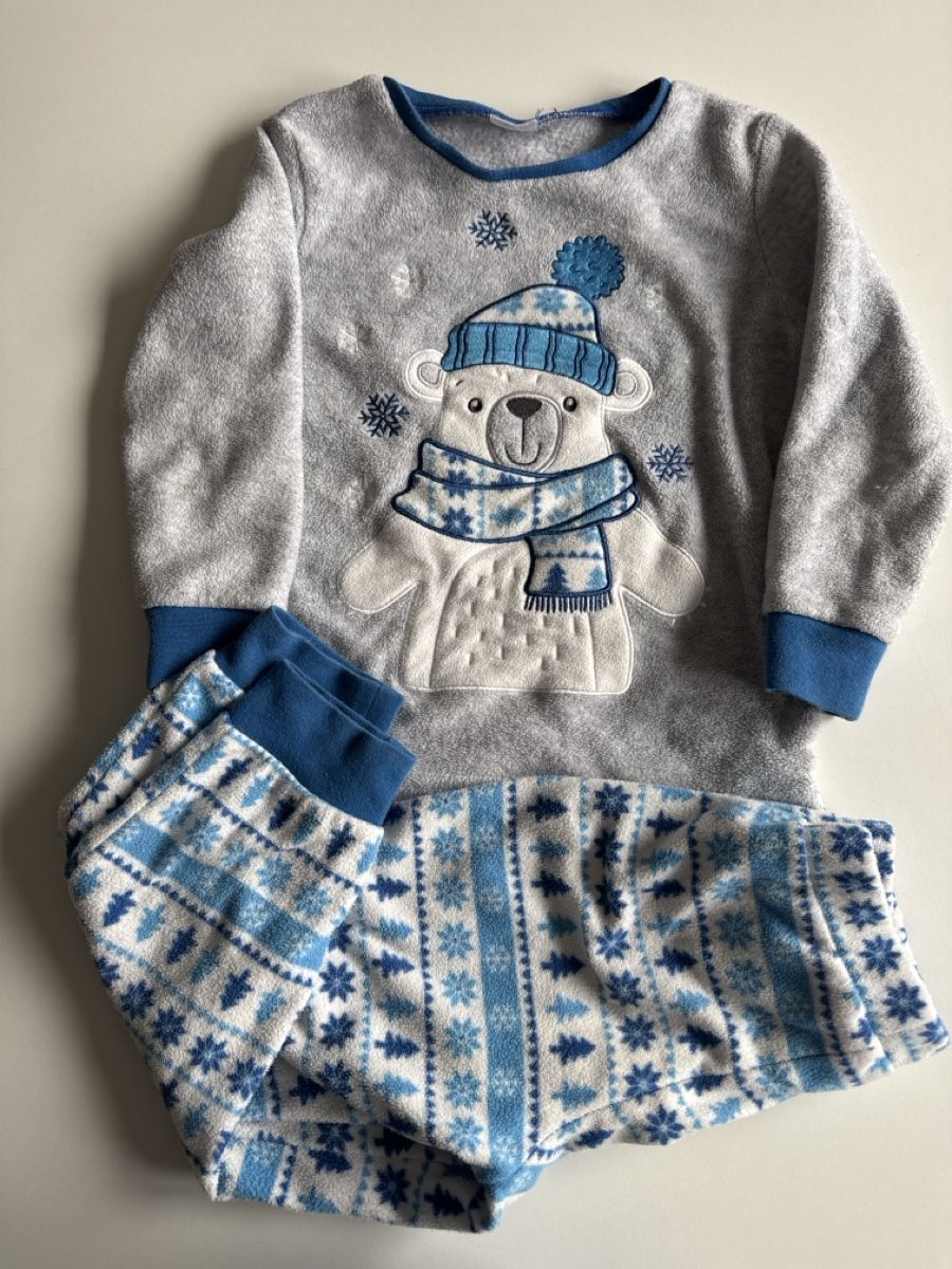 Pigiama & Simili: Pyjama Eisbär grau blau Grösse 98/104 – Usato da Zürich venduto da PetraCarmen