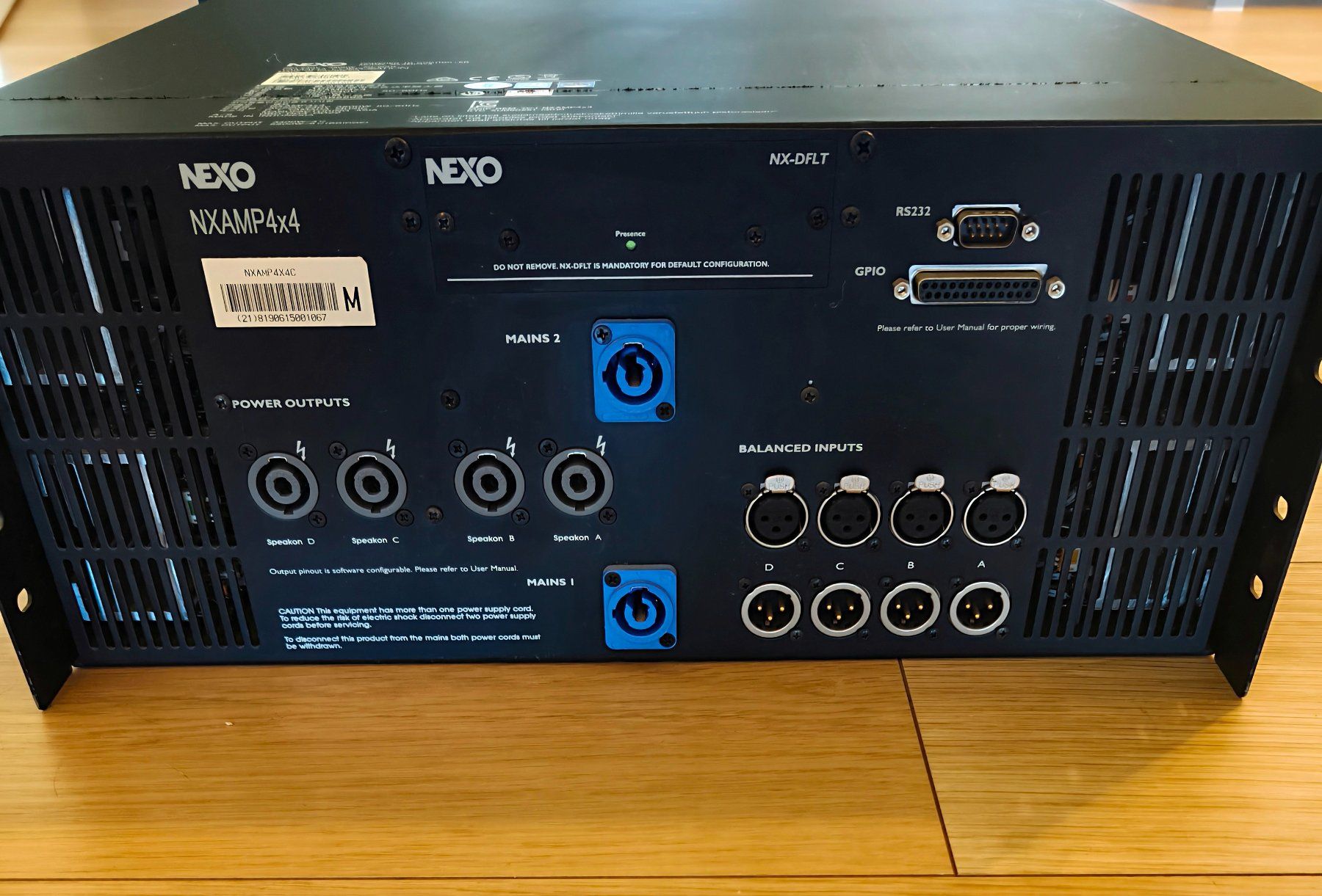 Amplificatori: Amplificateur NEXO NXAMP4x4000W by Yamaha – Usato da Genève venduto da SoundLightGeneva 2