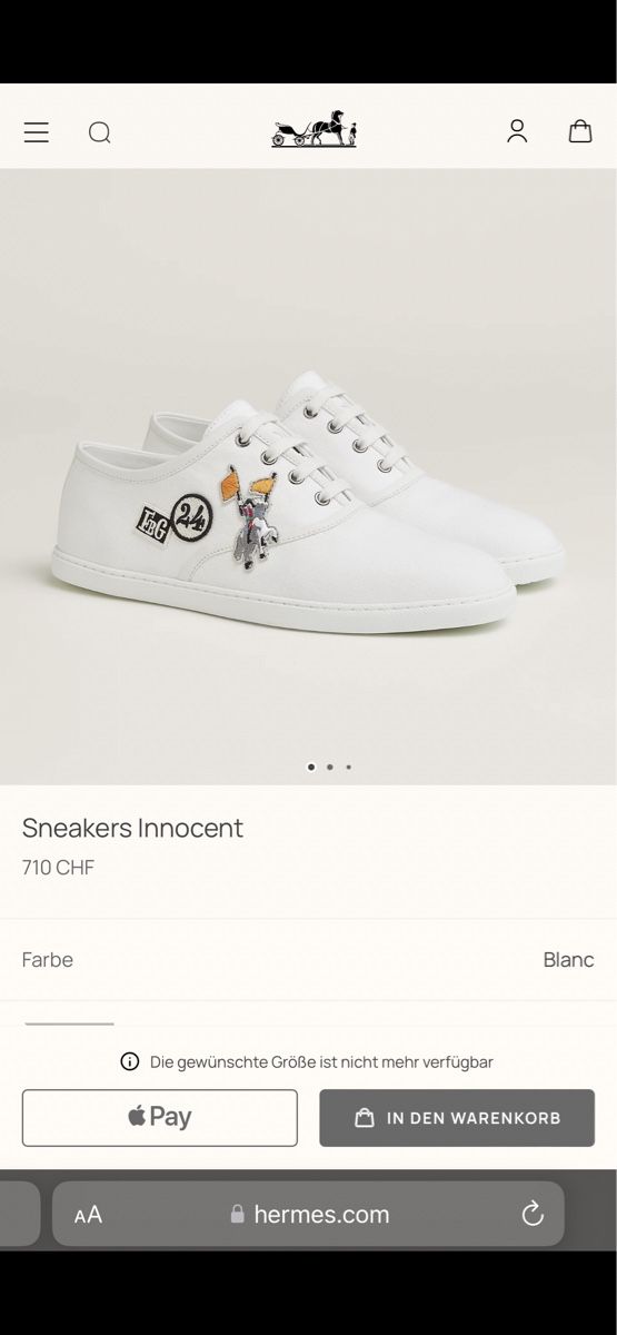 Hermès Scarpe da donna: Hermès innocent sneakers - used size 39.5 – Usato da Brugg AG venduto da Lovelux73 1