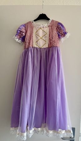 Disney Rapunzel Kleid mit Reisverschluss, Gr. 110/116