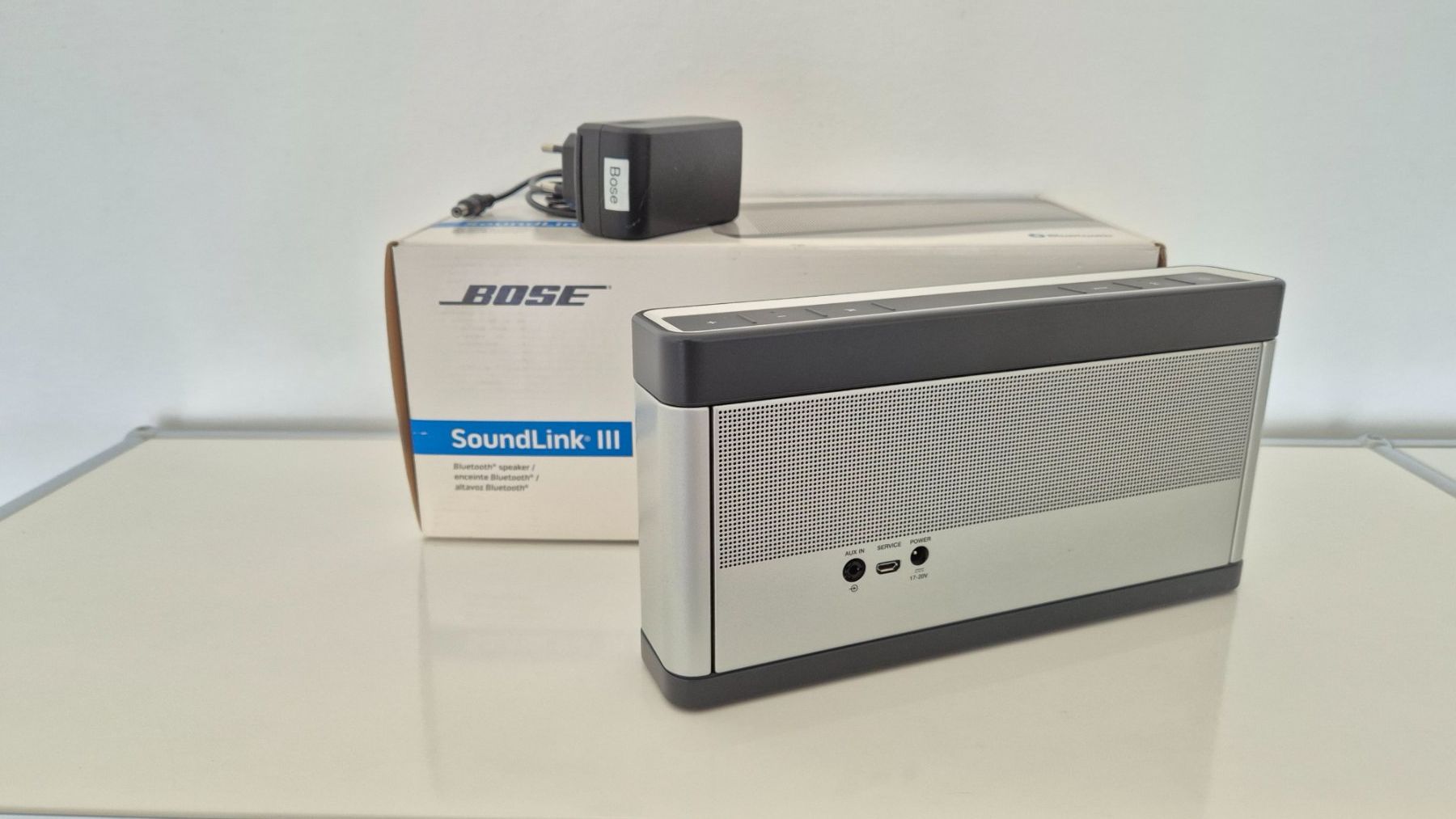 Bose Lautsprecher: Bose SoundLink III Bluetooth Lautsprecher grau mit Ladegerät – Gebraucht aus Meilen von 144esther 2