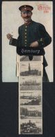 Leporello-AK Hamburg, Briefträger mit A