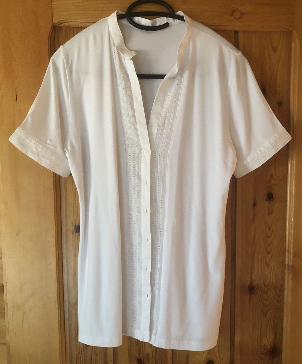 Blusen: BLUSE weiss, von Wallmann, Gr.40 – Gebraucht aus Mühlebach (Goms) von chr_q6d8 1