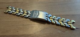 TAG Heuer 424 Bicolor Edelstahl Armband NEU mit Lagerspuren