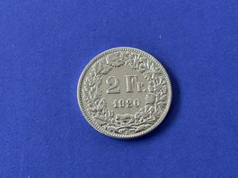 2 Fr. 1920 sehr schön