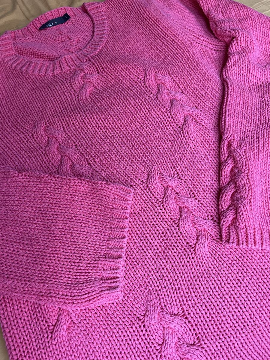 Maglioni & Felpe: Vintage Strickpullover, Gr. L, rosa/pink/Lachs – Usato da Zürich venduto da Carlajimena 3