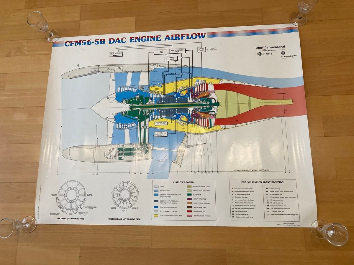 Poster & Bilder: Poster Flugzeugturbine  cfm – Gebraucht aus Kaiseraugst von wombat51 8
