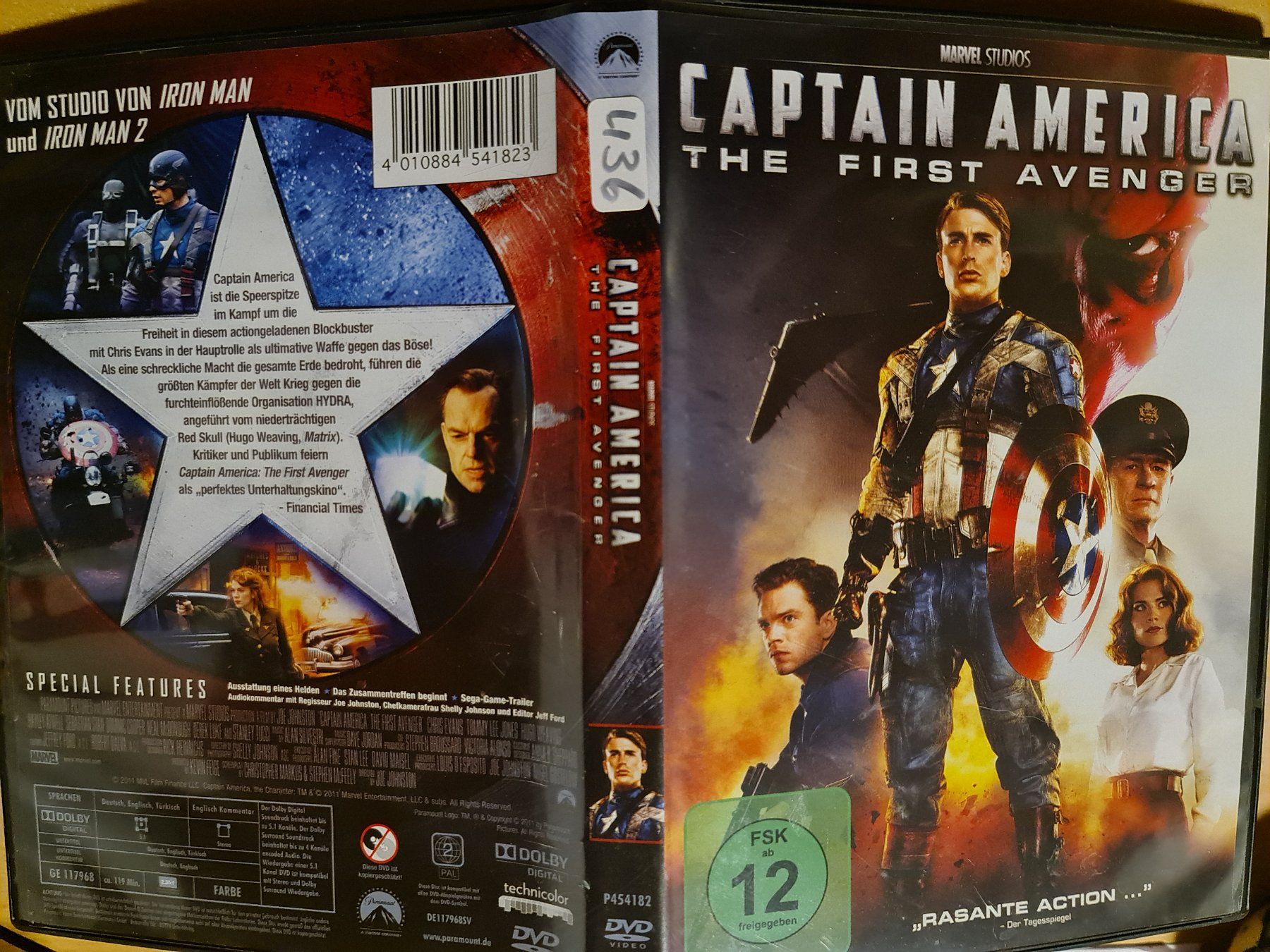 Alle DVDs: Captain America The First Avenger DVD – Gebraucht aus Dintikon von Vexi