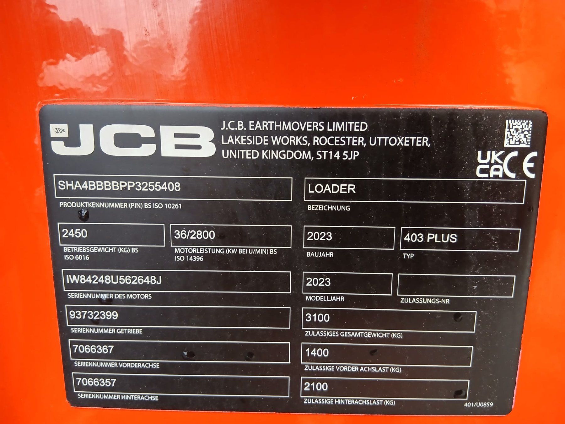 Jcb Caricatori: Hoflader JCB 403 – Usato da Dussnang venduto da kaschudu 4