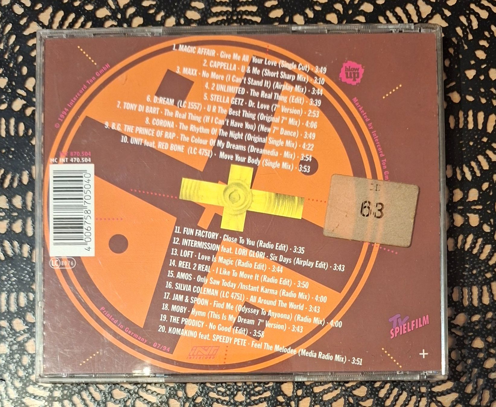 CD: Dance Mission Vol. 5, CD 1994, Hit Compilation, Sampler – Usato da Amriswil venduto da Celini3 1