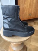 Edited Boots Stiefeletten schwarz Leder 38 wie neu