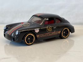 Voiture miniature Hot Wheels Porsche 356A Outlaw noire