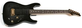 Heavy E- Gitarre mit Flamed Maple Decke