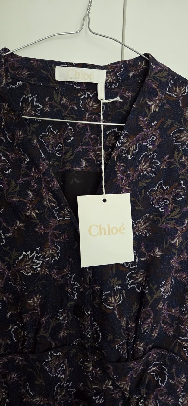 Chloé Vestiti: Chloé Seidenkleid, Gr. 38 – Usato da Hellbühl venduto da Veci02 1