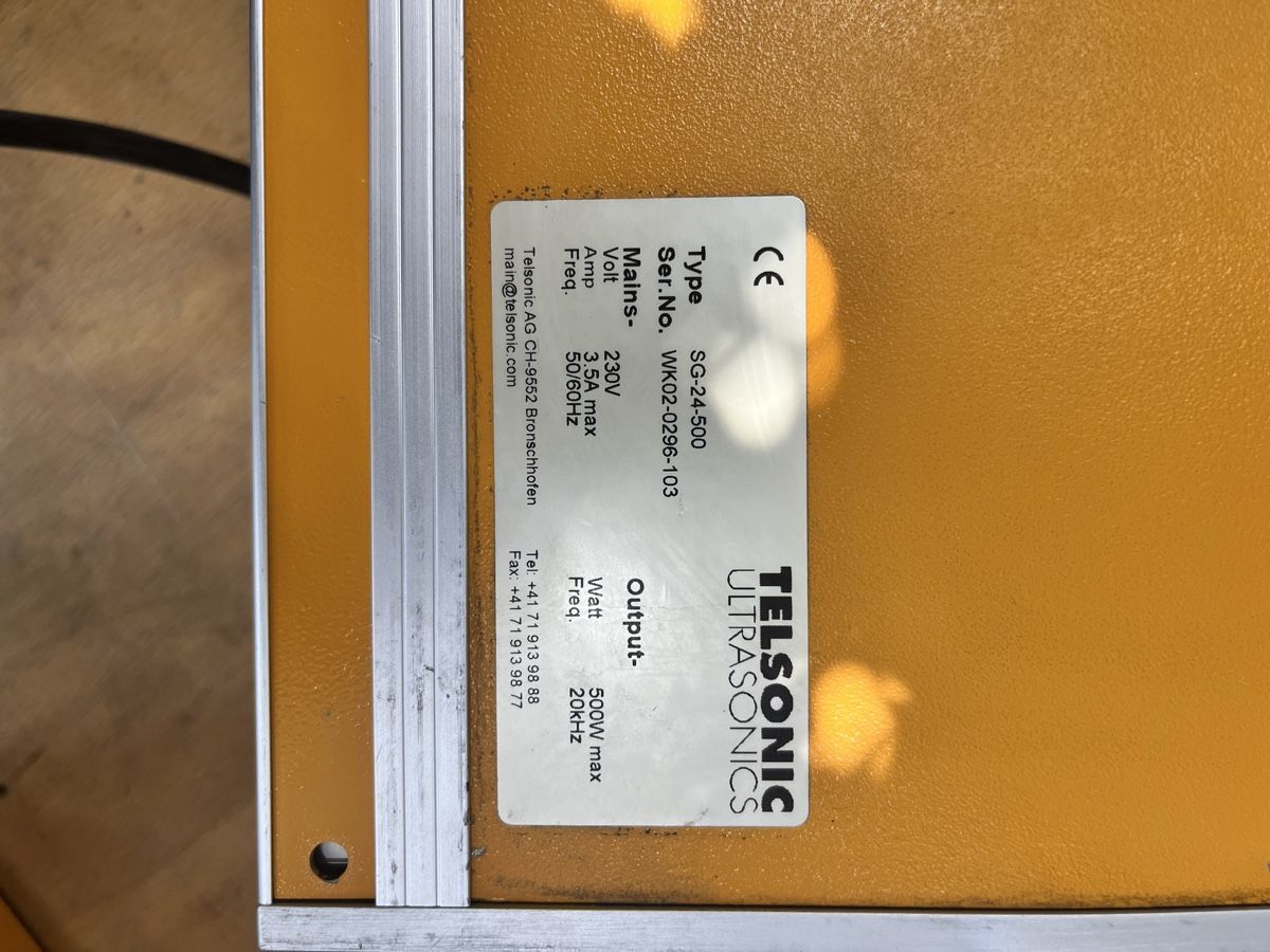 Alle Maschinen: Telsonic Ultrasonic SG-25-500 Generator – Gebraucht aus Widnau von G-Bike69 2