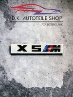 BMW X5M Emblem Logo Schriftzug für Heckklappe Schwarz Glanz