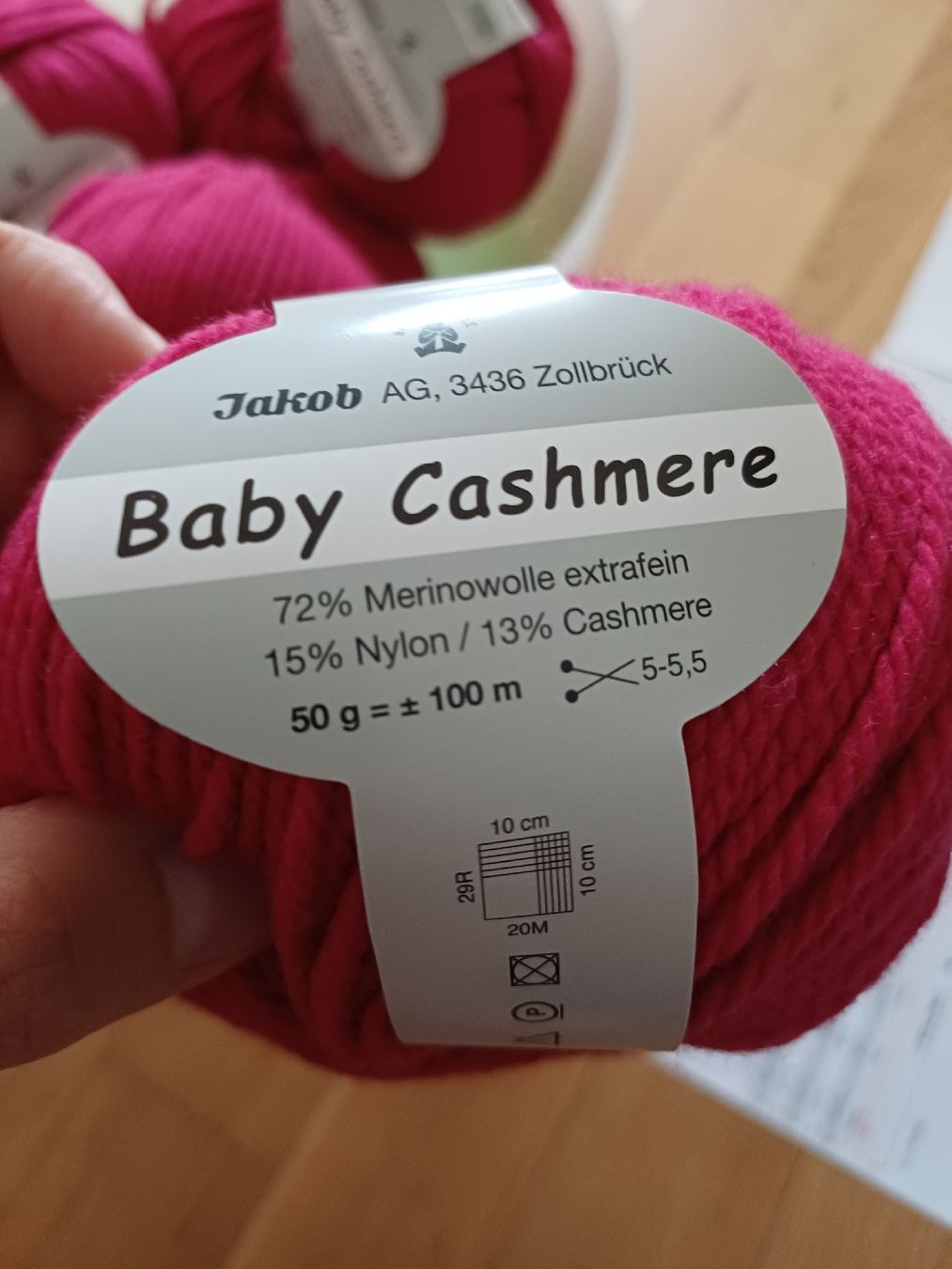 Lana: Cashmere Wolle und Baumwoll Knäuel – Nuovo (secondo la descrizione) da Schwerzenbach venduto da mss_66gb