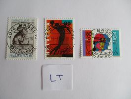 Voll Letzttagsstempel der Poststelle 4016 Basel Bad. Bahnhof