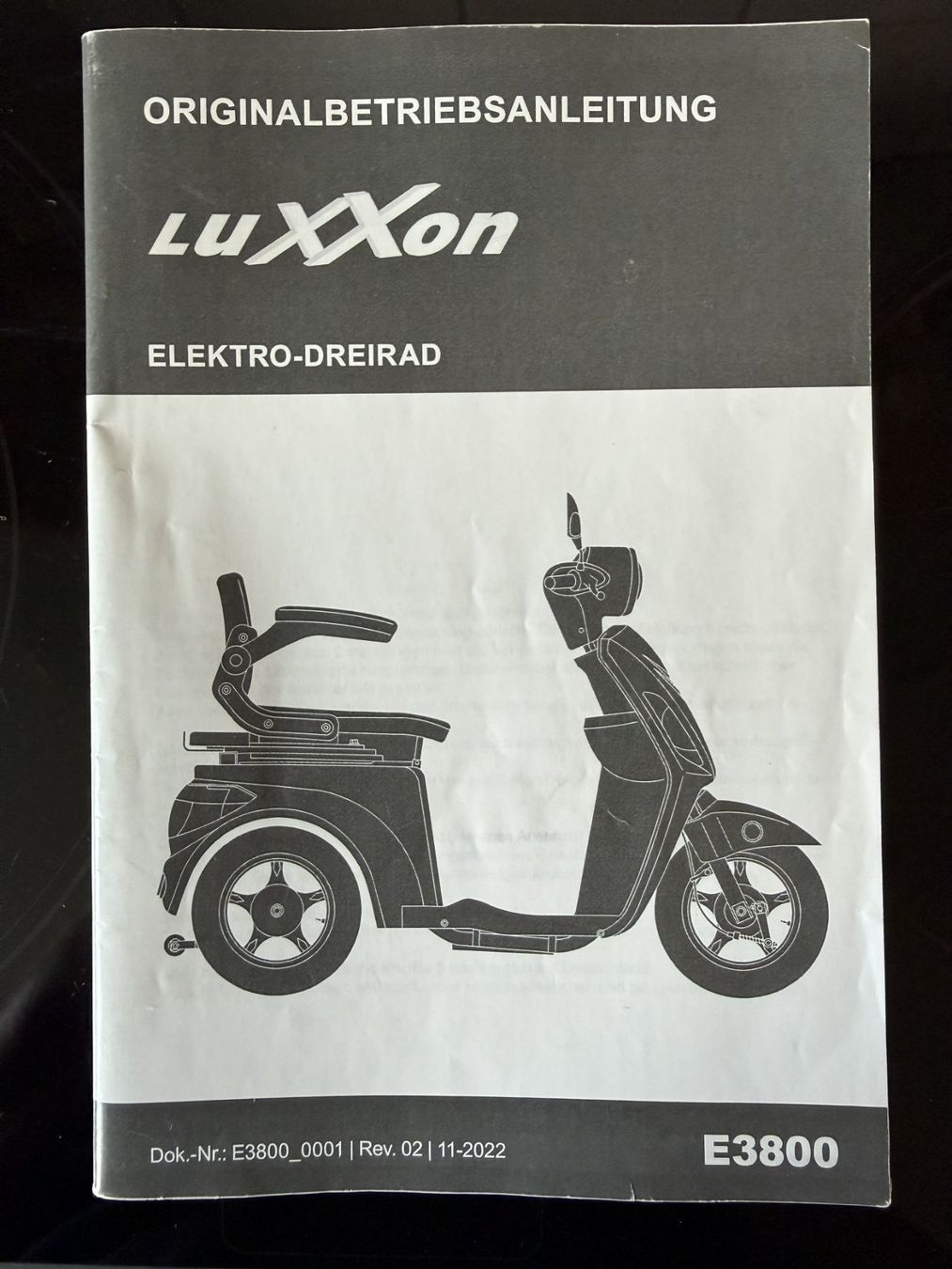 Elektromobile: Elektro-Dreirad "luXXon" E3800 – Gebraucht aus Oberwil BL von Lepidolith 6
