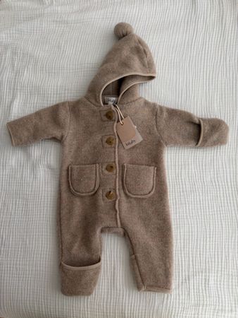 NEU - Merino Wollflies Overall aus Dänemark