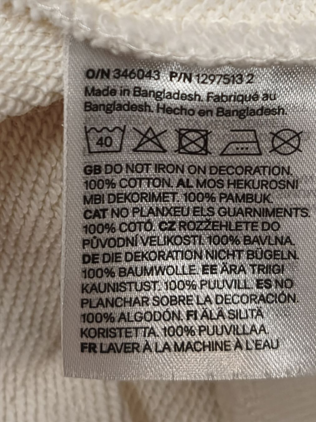 H&M Maglioni & Felpe: Cremiger Pullover mit Kragen "Belle Ame" Gr. XL Frühling – Usato da Emmetten venduto da SecondhandSiska 4