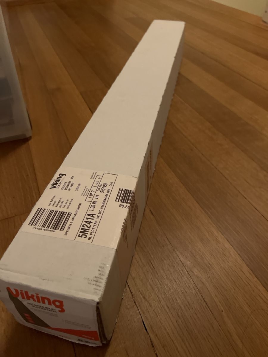 Carta: Viking Plotterpapier 90g 914mm x 45m neu verpackt – Nuovo (secondo la descrizione) da Zug venduto da HarryholschonmaldenW