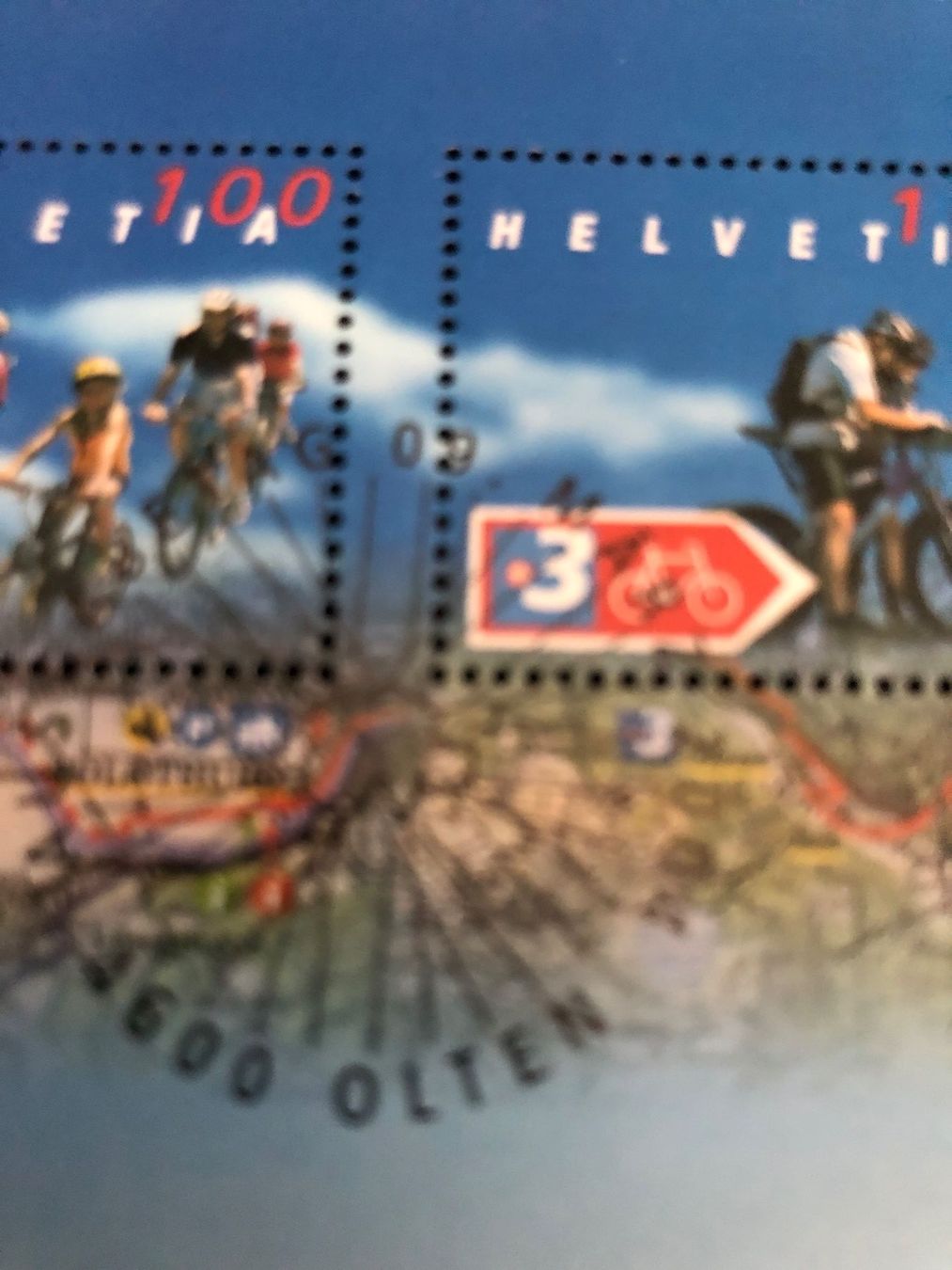 Tutti i francobolli: 2004 Sonderblock "Veloland Schweiz" – Usato da Horw venduto da Luki49 2