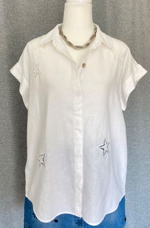 Rails Bluse aus Leinen/Ecovero Grösse M
