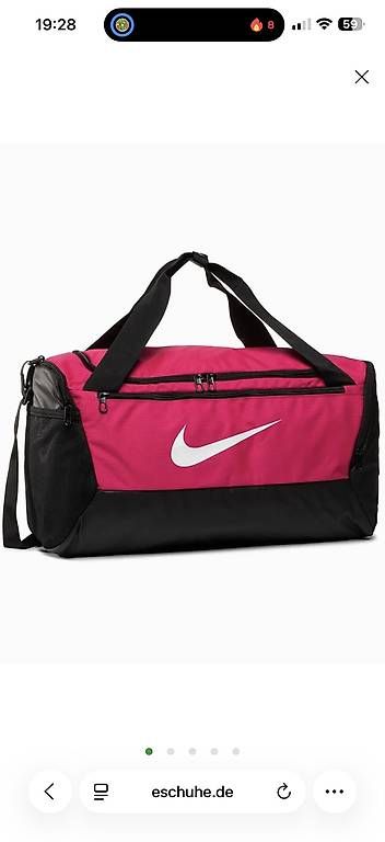 Borse: Nike Sporttasche Pink/Schwarz – Usato da Muttenz venduto da emyvogel