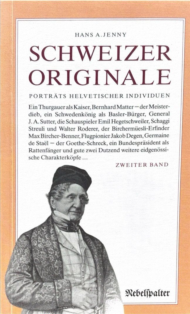 Libri: Jenny Hans A., Schweizer Originale Bd. 2 – Nuovo (secondo la descrizione) da Sarnen venduto da Livres