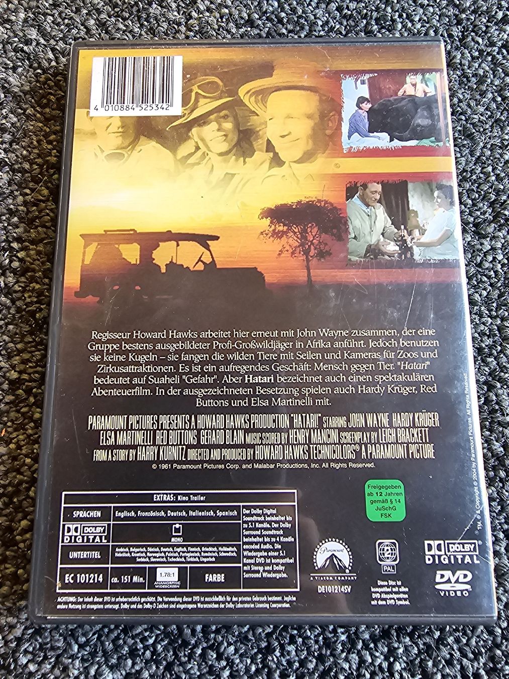 Tutti i DVDs: Hatari John Wayne (22500) – Usato da Ruswil venduto da jan_bxl5 1