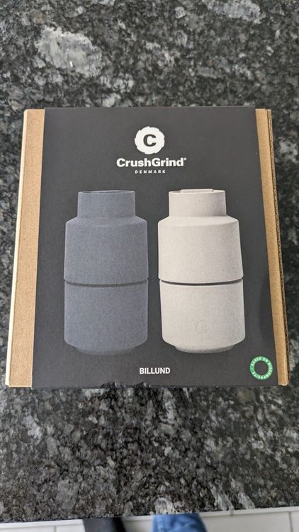 Molinillo De Sal Y Pimienta CrushGrind Billund - 116 Mm, Diseño Moderno Y Funcional, Para Cocina