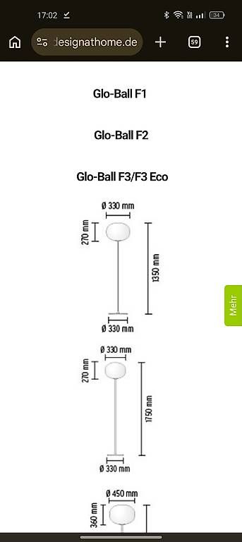 Flos Lampade: Flos Glo Ball F3 Designer Lampe – Usato da Winterthur venduto da style-and-design.zrh 4