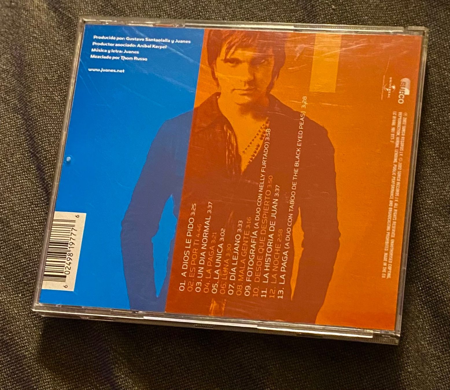 CDs: Juanes – Un Día Normal CD – Gebraucht aus Luzern von Lycka 1
