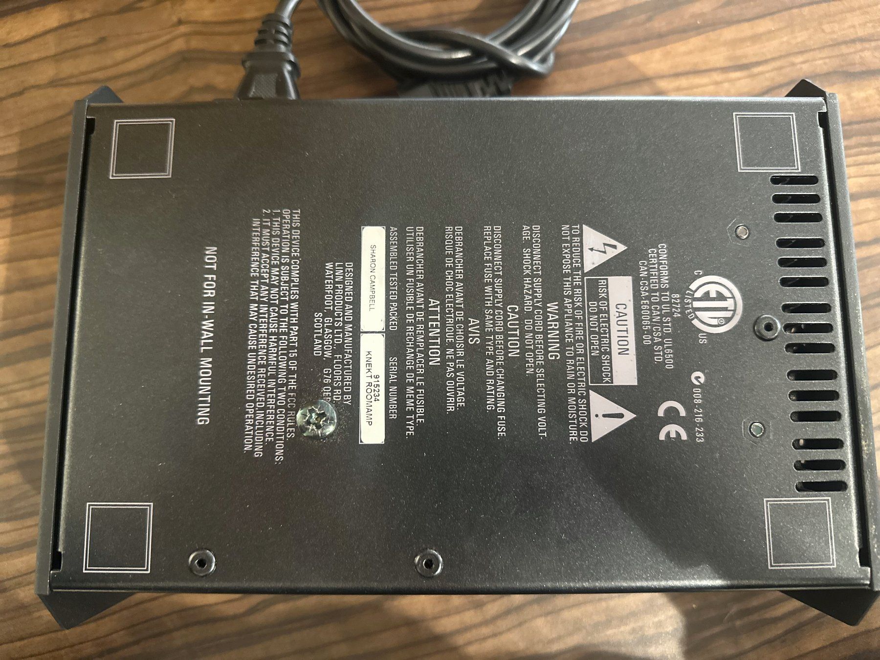 Amplificatori: Linn Knekt Roomamp – Usato da Appenzell venduto da 1xRichtig 2