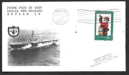 USA Sonderbrief Skylab 4 Prime Pick Up USS New Orleans 1974