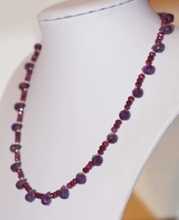 Ketten: RUBIN, AMETHYST COLLIER - UNIKAT! NEU! – Neu (gemäss Beschreibung) aus Basel von Chili007 4